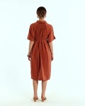 SIXDO Woven Flared Dress for Women